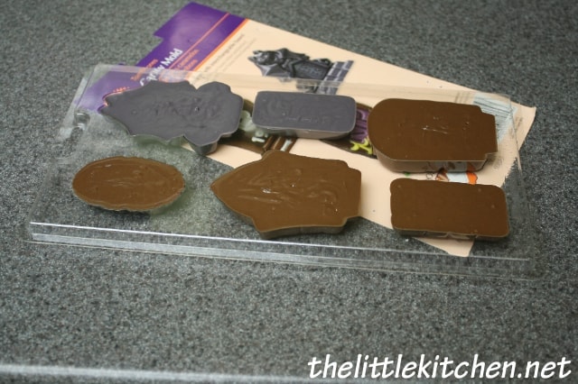 Filled candy molds