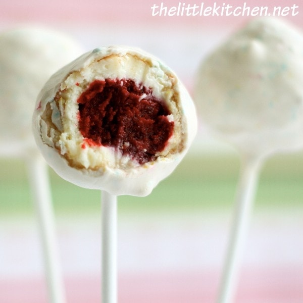Red Velvet Cheesecake Pops