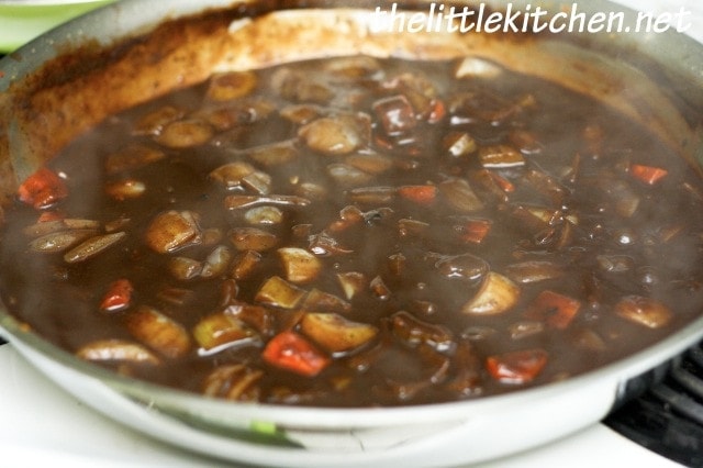Making the sauce