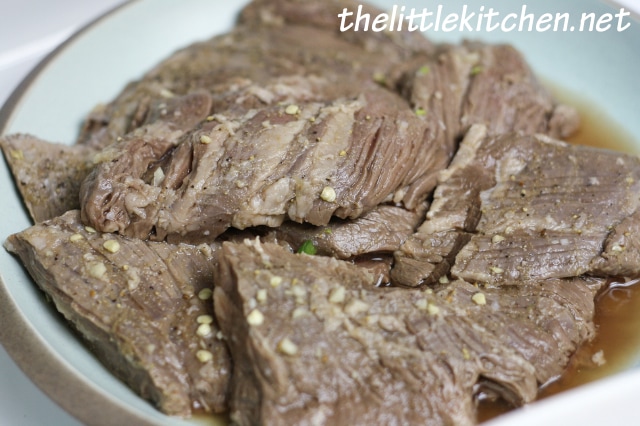 After marinating