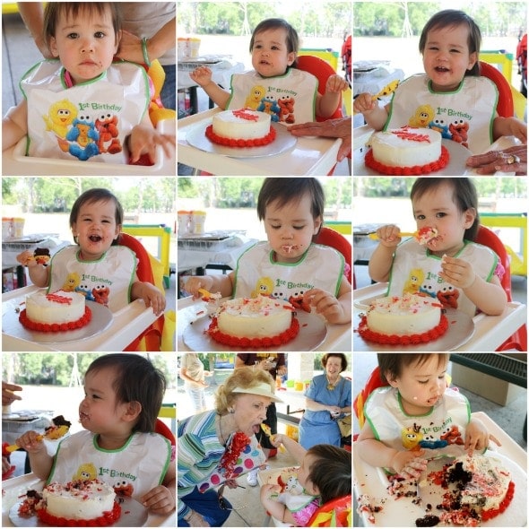 Mia and Smash Cake