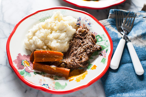 French Onion Pot Roast (Slow Cooker Recipe) from thelittlekitchen.net French Onion Pot Roast (Slow Cooker Recipe) from thelittlekitchen.net