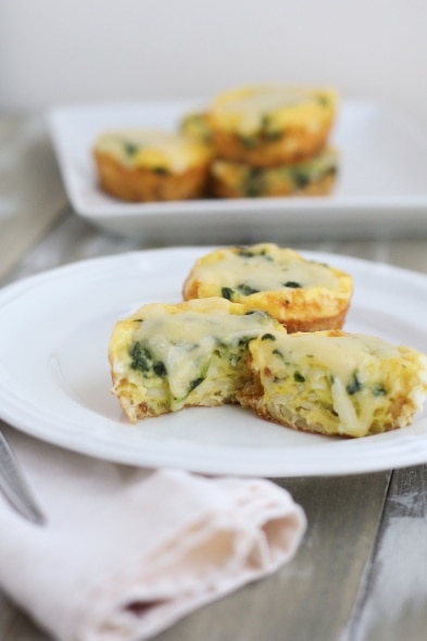 Spinach & Dubliner Cheese Egg Cups