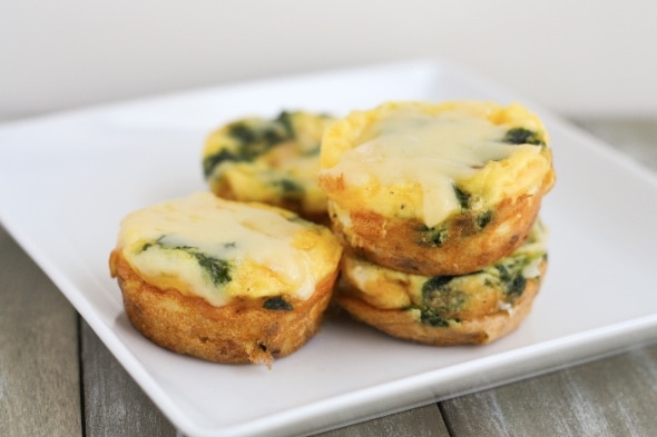 Spinach & Dubliner Cheese Egg Cups