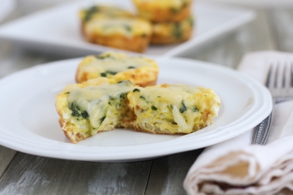 Spinach & Dubliner Cheese Egg Cups