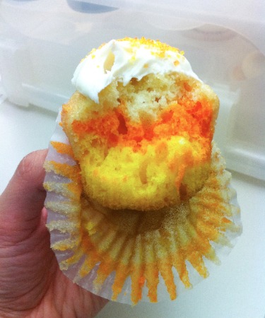 Candy Corn Cupcakes