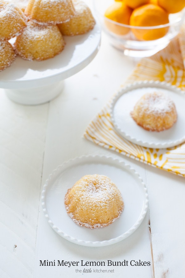 Mini Meyer Lemon Bundt Cakes from thelittlekitchen.net Mini Meyer Lemon Bundt Cakes from thelittlekitchen.net