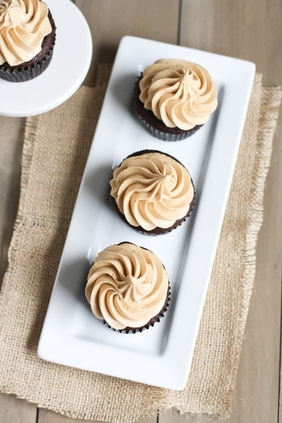 Chocolate Cupcakes with Biscoff Buttercream Icing from thelittlekitchen.net Chocolate Cupcakes with Biscoff Buttercream Icing from thelittlekitchen.net