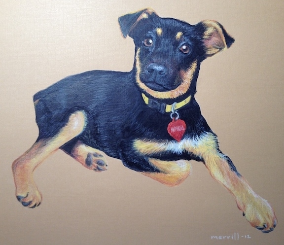 Drawing of Angel by Larry Merrill