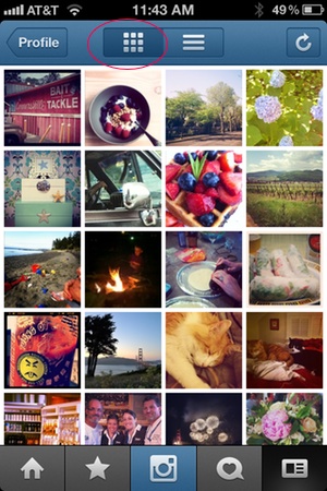 view instagram photos in grid