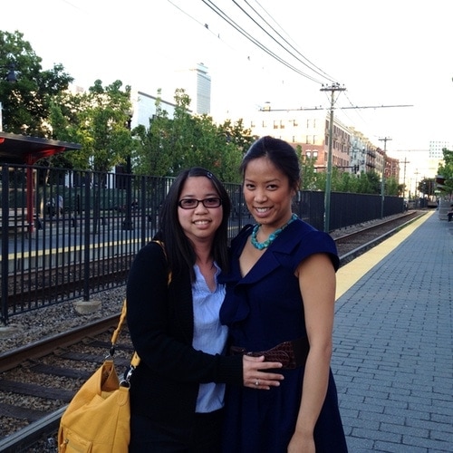 Me and my sister, Connie