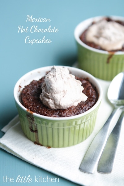 Mexican Hot Chocolate Cupcakes from DualFood Mexican Hot Chocolate Cupcakes vertical