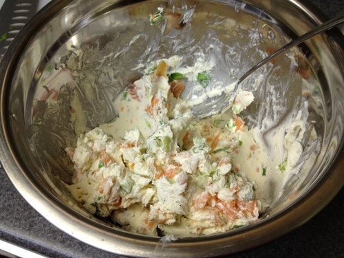 Smoked Salmon Rangoon Filling Smoked Salmon Rangoon Filling