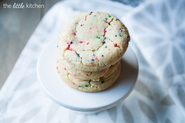 Brown Butter Funfetti Sugar Cookies from DualFood Brown Butter Funfetti Sugar Cookies from thelittlekitchen.net