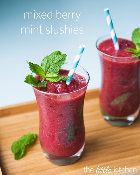 Mixed Berry Mint Slushies from DualFood Mixed Berry Mint Slushies main