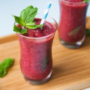 Mixed Berry Mint Slushies from DualFood