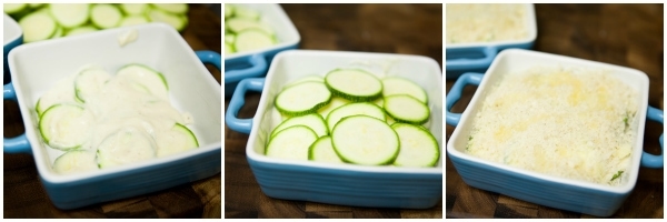 Zucchini Gratin from DualFood Zucchini Gratin from DualFood
