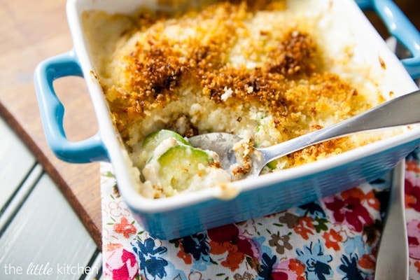 Zucchini Gratin from DualFood Zucchini Gratin from DualFood