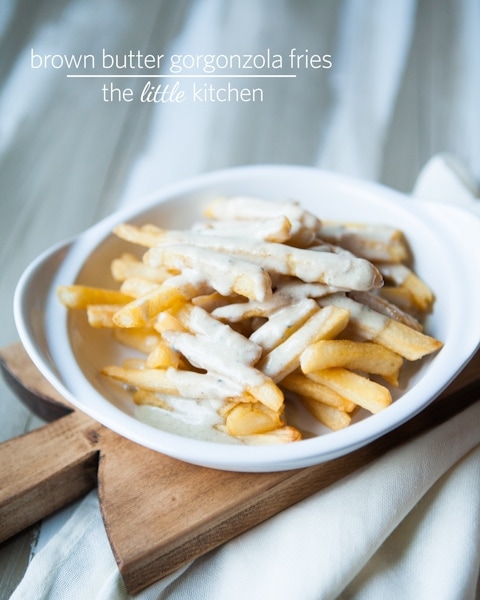 Brown Butter Gorgonzola Fries from DualFood