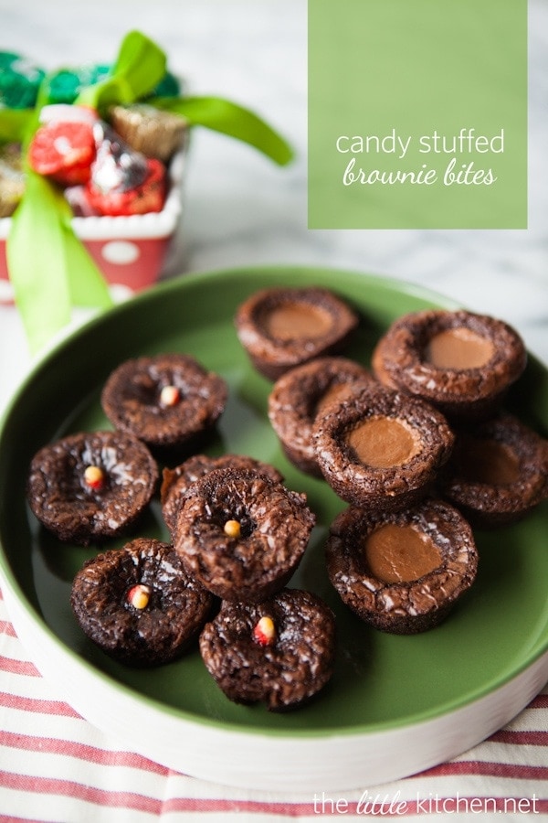 Candy Stuffed Brownie Bites from DualFood