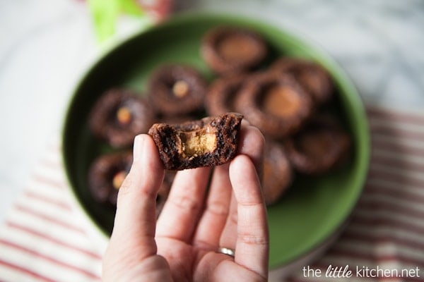 Candy Stuffed Brownie Bites from DualFood