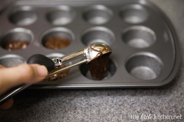 Candy Stuffed Brownie Bites from DualFood