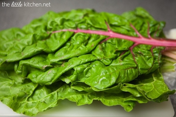 Fettuccine with Swiss Chard from DualFood Fettuccine with Swiss Chard from DualFood