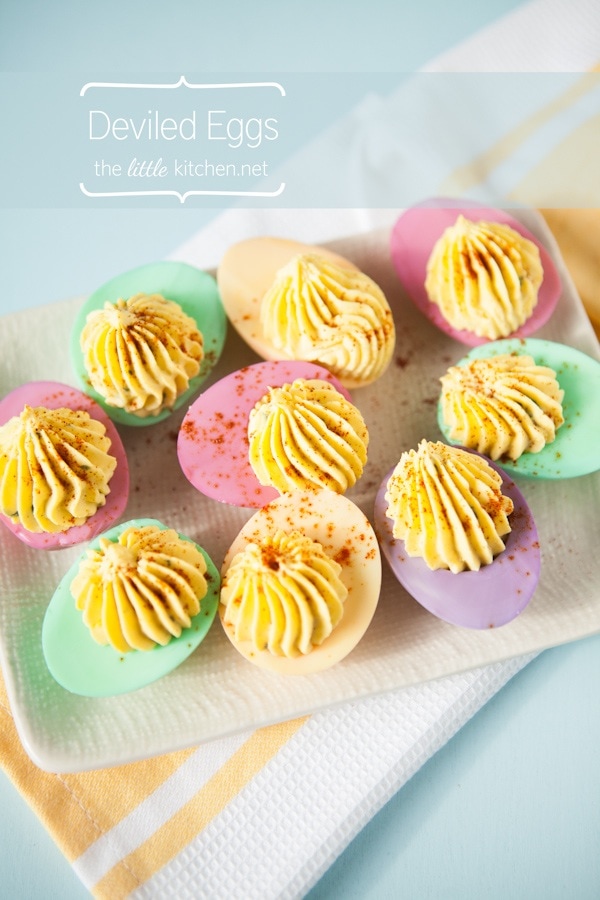 Deviled Eggs from DualFood from thelittlekitchen.net Deviled Eggs from thelittlekitchen.net