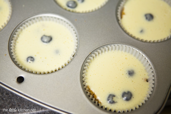 Lemon Blueberry Mini Cheesecakes from DualFood Lemon Blueberry Mini Cheesecakes