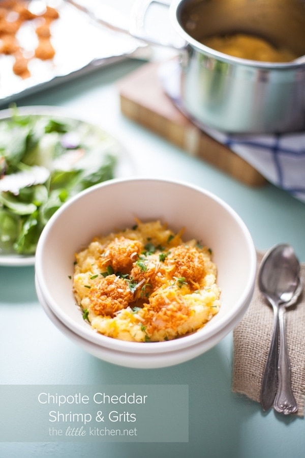 Chipotle Cheddar Shrimp & Grits from DualFood Chipotle Cheddar Shrimp & Grits