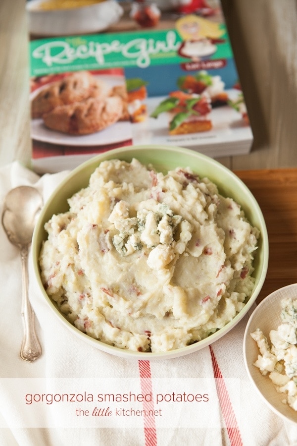 Gorgonzola Smashed Potatoes from DualFood Gorgonzola Smashed Potatoes