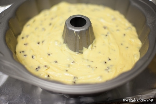 Vanilla Chocolate Chip Bundt Cake from thelittlekitchen.net Vanilla Chocolate Chip Bundt Cake