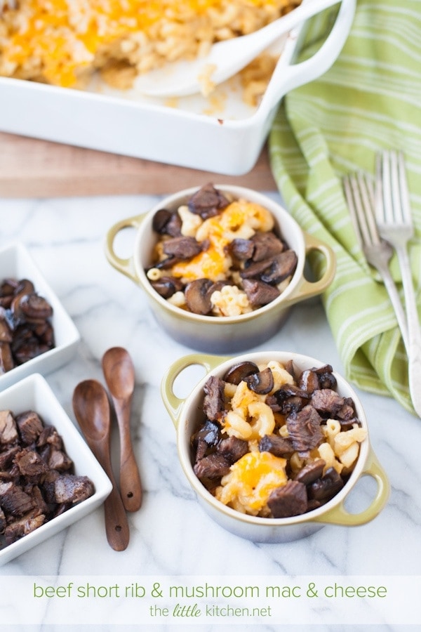 Beef Short Rib & Mushroom Mac & Cheese from DualFood Beef Short Rib & Mushroom Mac & Cheese