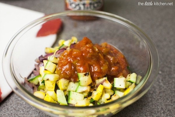 Tostitos SCOOPS! with Grilled Vegetables and Pepper Jack Cheese from DualFood Tostitos SCOOPS! with Grilled Vegetables and Pepper Jack Cheese from DualFood