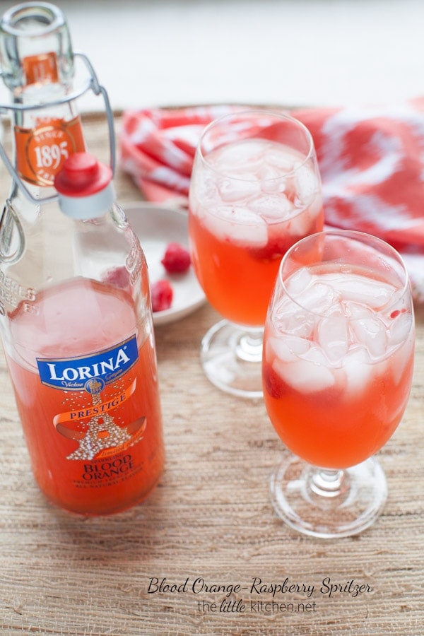 Blood Orange-Raspberry Spritzer from thelittlekitchen.net Blood Orange-Raspberry Spritzer from thelittlekitchen.net
