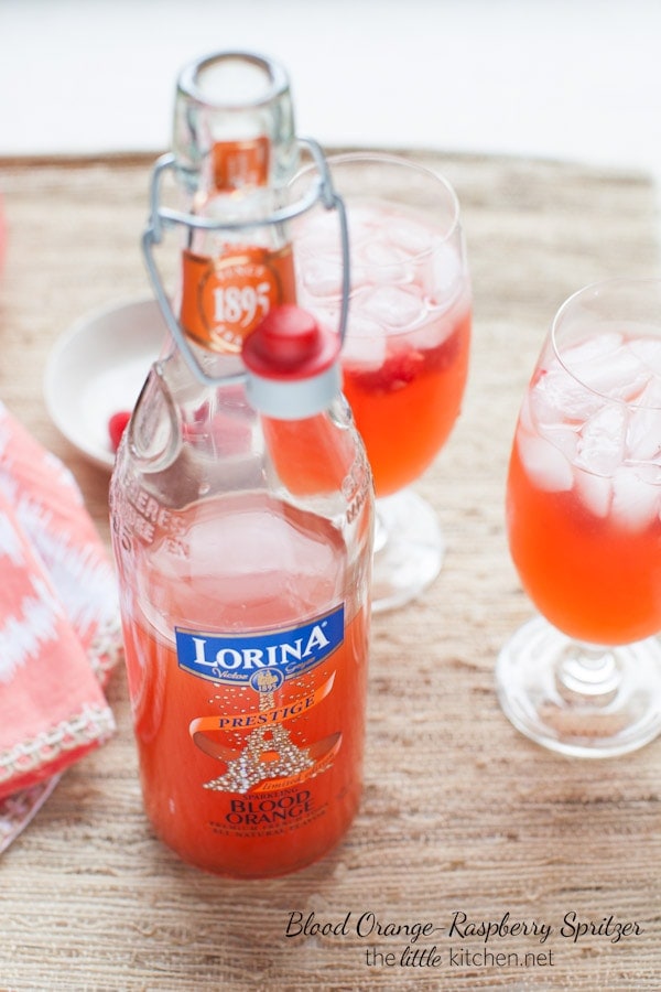 Blood Orange-Raspberry Spritzer from thelittlekitchen.net Blood Orange-Raspberry Spritzer from thelittlekitchen.net