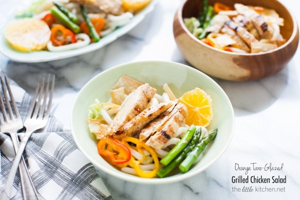 Orange Tare-Glazed Grilled Chicken Salad from thelittlekitchen.net Orange Tare-Glazed Grilled Chicken Salad from thelittlekitchen.net
