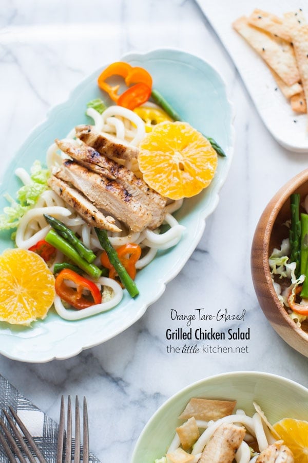 Orange Tare-Glazed Grilled Chicken Salad from thelittlekitchen.net Orange Tare-Glazed Grilled Chicken Salad from thelittlekitchen.net