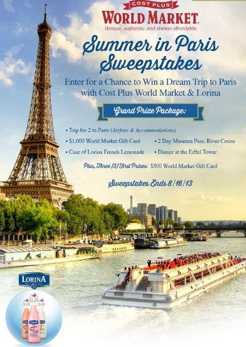 World Market Sweepstakes World Market Sweepstakes