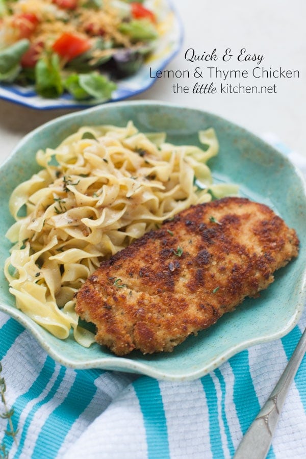 Lemon & Thyme Chicken from thelittlekitchen.net Lemon & Thyme Chicken from thelittlekitchen.net