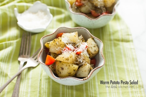 Warm Potato Pesto Salad from thelittlekitchen.net Warm Potato Pesto Salad from thelittlekitchen.net