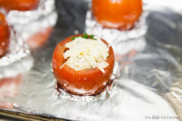 Baked Eggs in Tomatoes from thelittlekitchen.net Baked Eggs in Tomatoes from thelittlekitchen.net