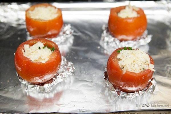 Baked Eggs in Tomatoes from thelittlekitchen.net Baked Eggs in Tomatoes from thelittlekitchen.net