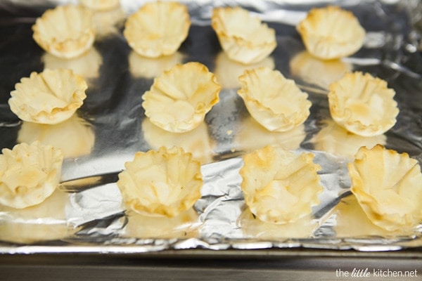 Camembert Marmalade Phyllo Cups with Thyme from thelittlekitchen.net Camembert Marmalade Phyllo Cups with Thyme from thelittlekitchen.net