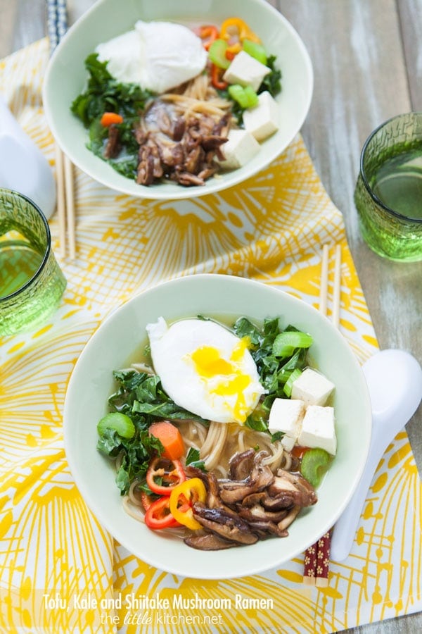 Tofu, Kale & Shiitake Mushroom Ramen Noodle Soup from thelittlekitchen.net Tofu, Kale & Shiitake Mushroom Ramen Noodle Soup from thelittlekitchen.net
