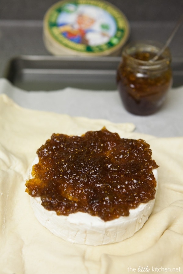 Baked Brie with Fig Spread from thelittlekitchen.net Baked Brie with Fig Spread from thelittlekitchen.net