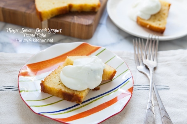 Meyer Lemon-Greek Yogurt Pound Cake from thelittlekitchen.net Meyer Lemon-Greek Yogurt Pound Cake from thelittlekitchen.net