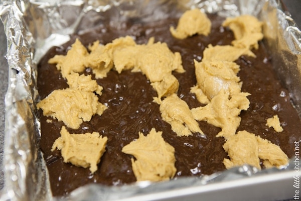 Peanut Butter Cookie Brownies from thelittlekitchen.net Peanut Butter Cookie Brownies from thelittlekitchen.net