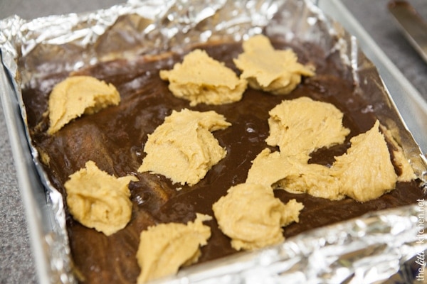 Peanut Butter Cookie Brownies from thelittlekitchen.net Peanut Butter Cookie Brownies from thelittlekitchen.net