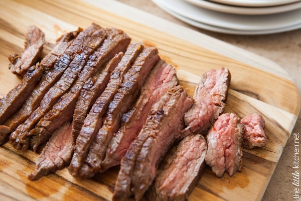 Grilled Flank Steak with Chimichurri Butter from thelittlekitchen.net Grilled Flank Steak with Chimichurri Butter from thelittlekitchen.net